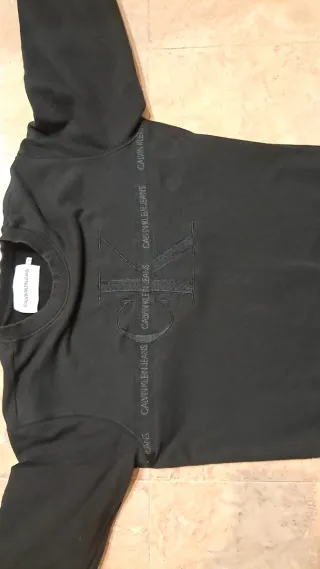 Sudadera Calvin Klein Jeans Negra