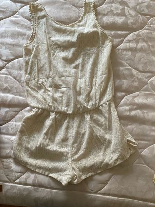 Mono blanco talla 14-15 años