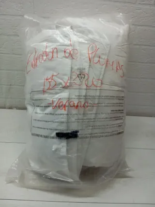 Edredón de plumas cama 90