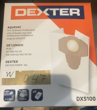 Filtros Aspiradora Dexter DXS100 (4uds)