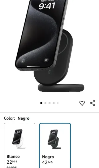 Belkin BoostCharge Qi2 Cargador Inalámbrico