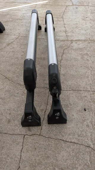 Barras con portaesquis universal