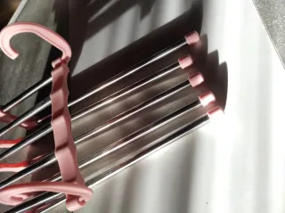 Soporte extensión para perchas,rosa