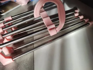Soporte extensión para perchas,rosa