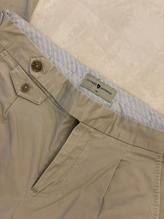 Pantalón chino hombre Alvaro Moreno beige