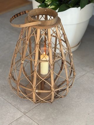 Farol portavelas de madera – Maisons du Monde