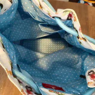 Saco mochila Gorjuss niña y setas