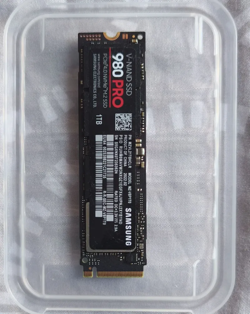 SSD NVMe M.2, PCIe 4.0, 1 To,Samsung 980 PRO, 2280 afbeelding 2