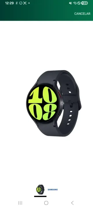 Samsung Galaxy Watch 6 BT 44mm Negro/Verde