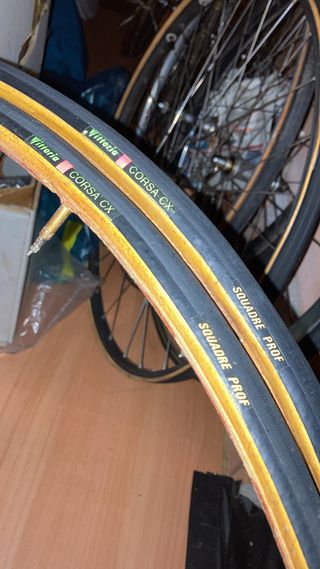 2x Vittoria Corsa CX Squadre Prof Tubolari NOS 28”