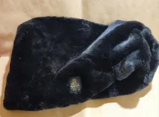 Scaldacollo in pelliccia RegalWear nero