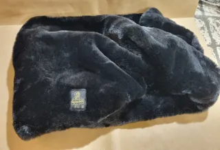 Scaldacollo in pelliccia RegalWear nero