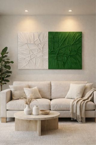 Set di quadri su tela decorazione arte astratta