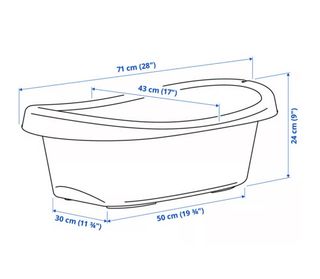 Bañera de bebe Ikea LÄTTSAM