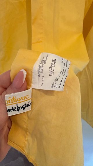 Camisa Burberry vintage hombre