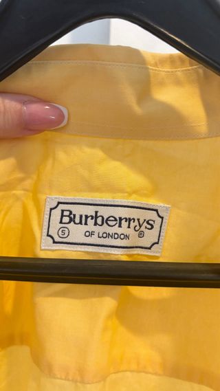 Camisa Burberry vintage hombre