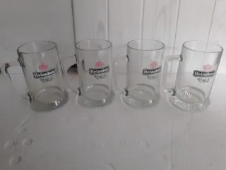 4 Bicchieri Birra Heineken
