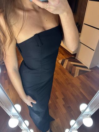 Abito lungo nero zara