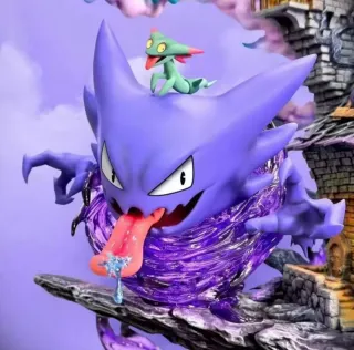 Figura Diorama Pokémon Gengar Hunter Gastly