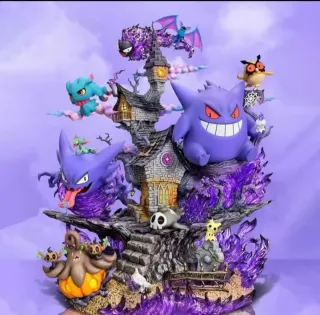 Figura Diorama Pokémon Gengar Hunter Gastly