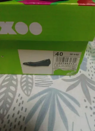 Bailarinas cuña azul marino 40