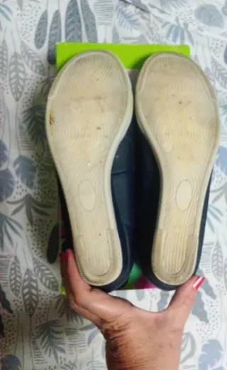 Bailarinas cuña azul marino 40