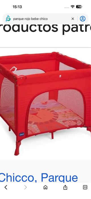 Parque infantil Chicco rojo