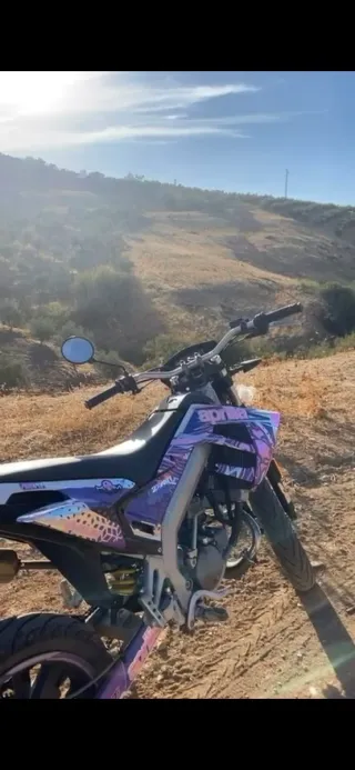 Aprilia SX 50cc Supermotard Morado/Plata