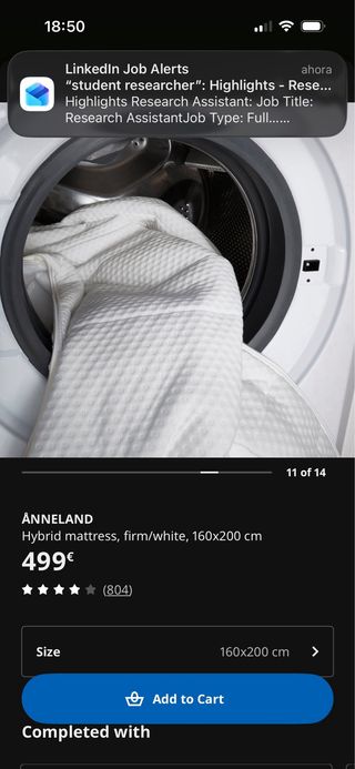 Colchón IKEA ÅNNELAND híbrido