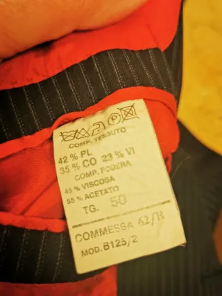 Giacca uomo Gaudì nera con righe