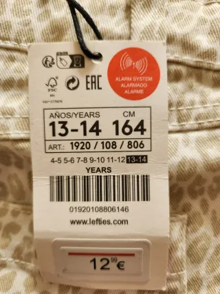 Pantalón flare niña estampado