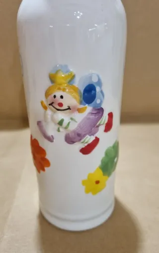 Oliera in ceramica decorata