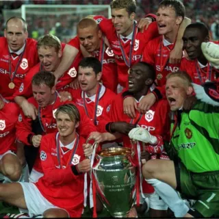 Camiseta Manchester United Campeon de europa 1999.