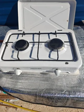 Hornilla de gas butano 2 fuegos