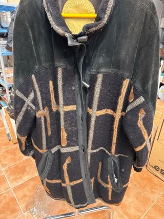 Abrigo piel mujer talla L