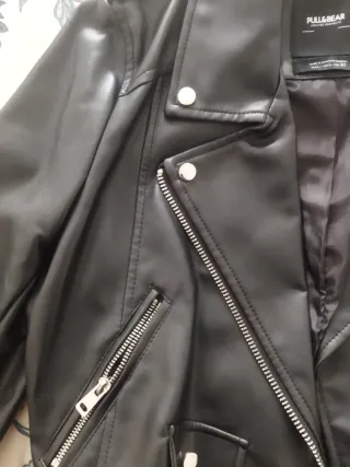 Chaqueta cuero mujer