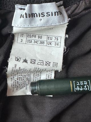 Corsé / top negro y rosa