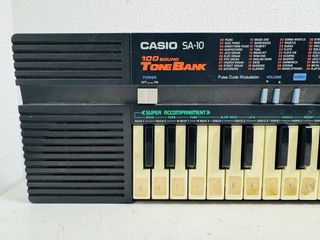 Teclado Casio SA-10 Sintetizador Juguete Vintage