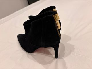 Botines Cuplé Negros Tacon Aguja