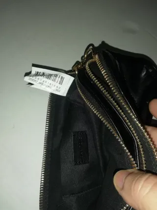 Bolso de hombro Parfois negro acolchado