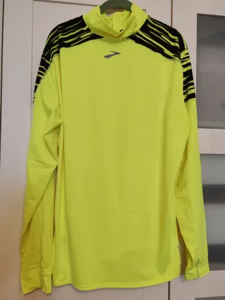 Maglia Brooks uomo L giallo fluo