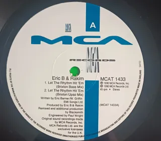 Vinilo Eric B. & Rakim Remix