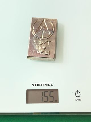 L#564 Lingote 5 OZ de bismuto puro .999