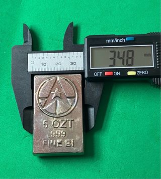 L#564 Lingote 5 OZ de bismuto puro .999
