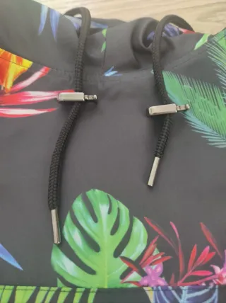 Cortavientos estampado floral