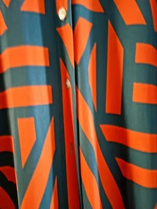 Vestido camisero largo