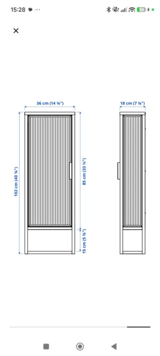 Mobile da bagno in metallo e vetro
