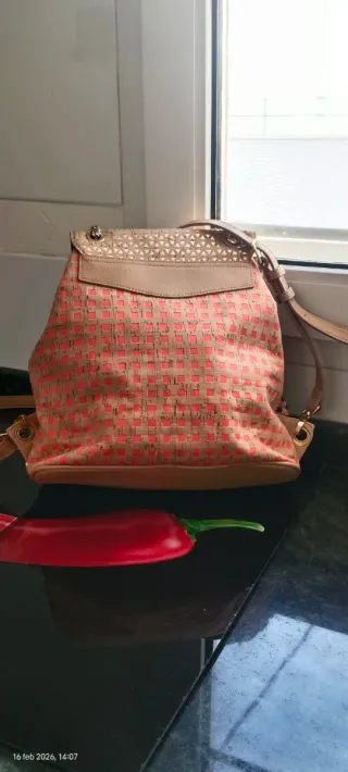 Mochila Desigual, Corcho, Dorado y naranja Sin Est