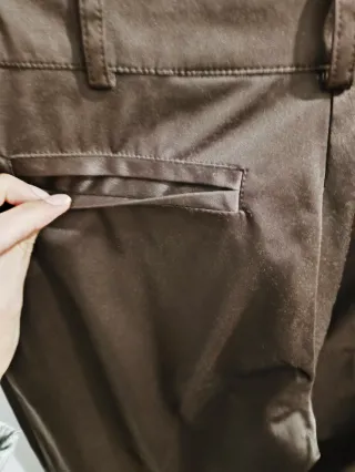 Pantalón largo marrón de la marca Ana de Val