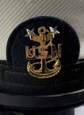 Lote Escarapelas Gorra Marina EE.UU.